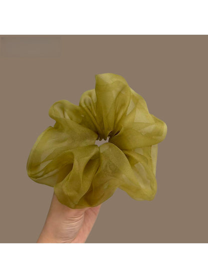 Gifty - Sheer Polyester Round Volume Scrunchie