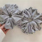 Gifty - Elegant Minimalist Gray Scrunchie