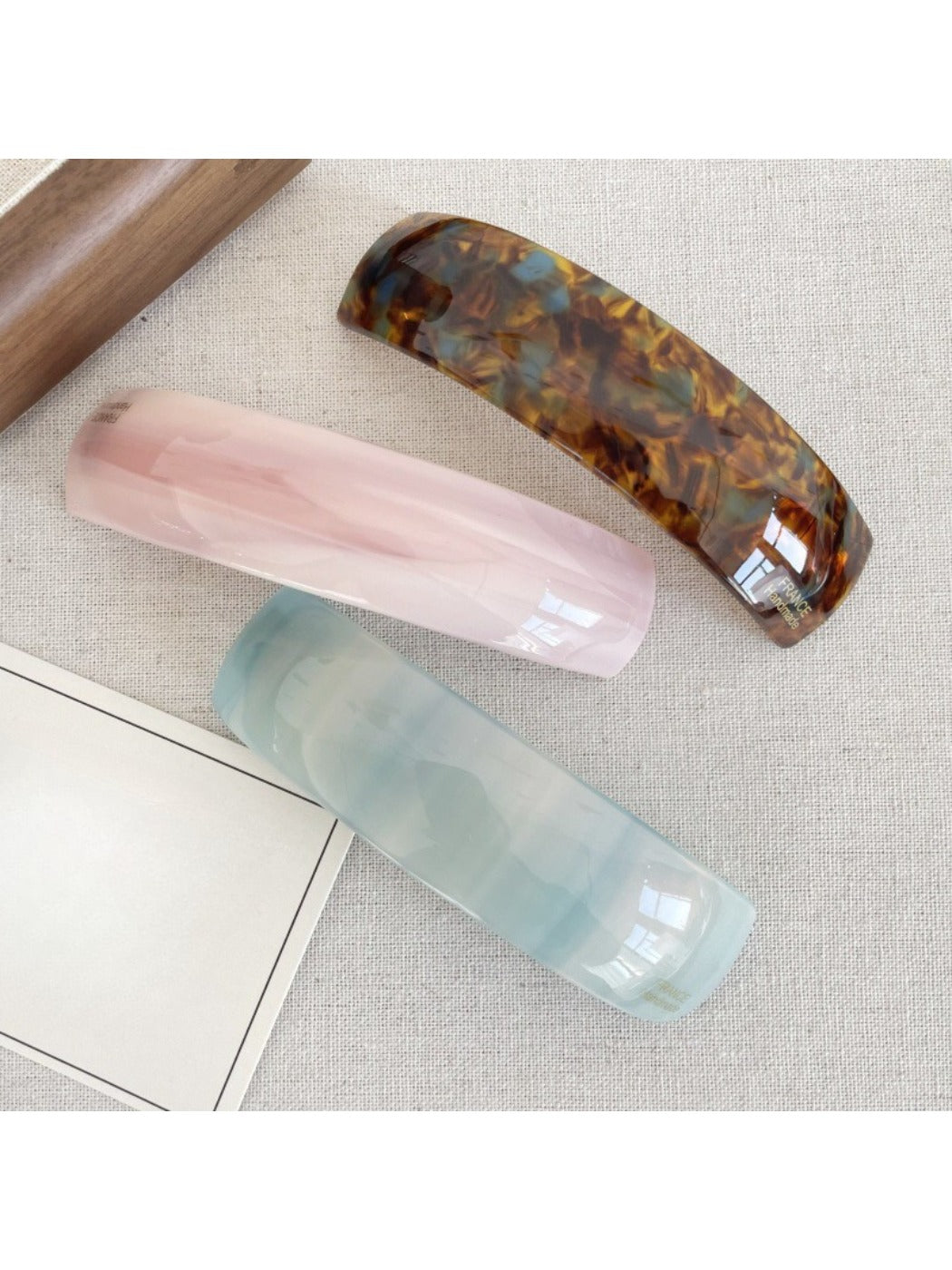 Beau - Minimally Curved Acetate Hair Clip