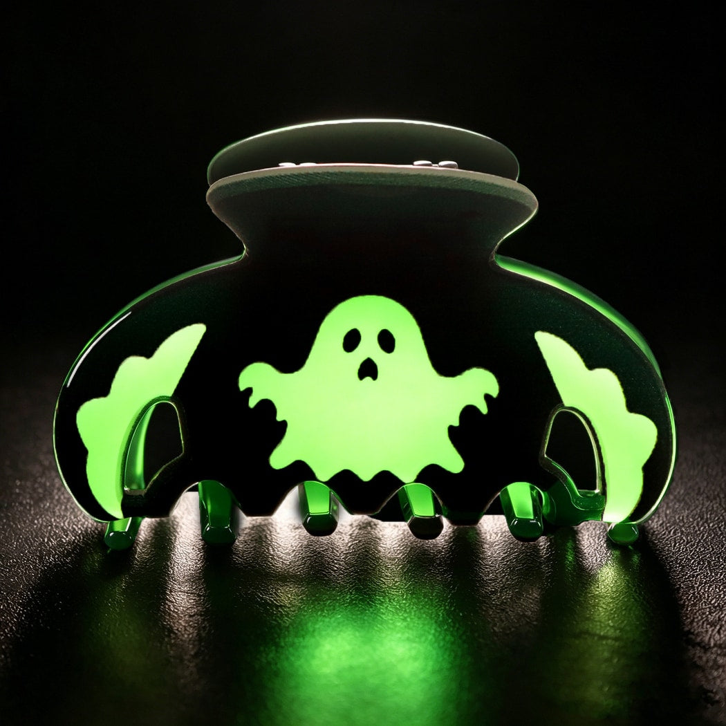 Beau - Green Halloween Theme Claw Clip
