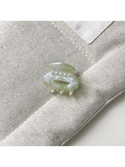 Beau - Macaron Colored Oval Openwork Claw Clip
