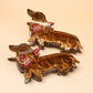 Beau - Golden Retriever Design PVC Claw Clip