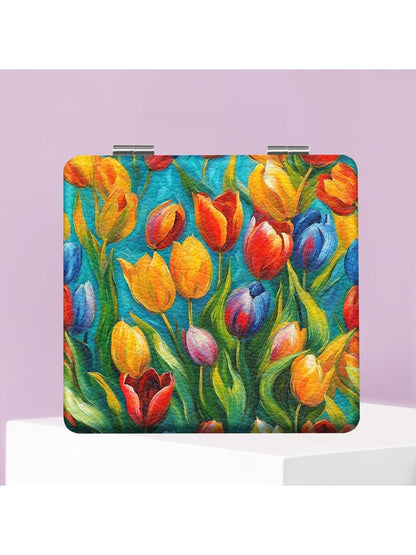 Mirroray - Lightweight Flower Pattern Makeup Mirror