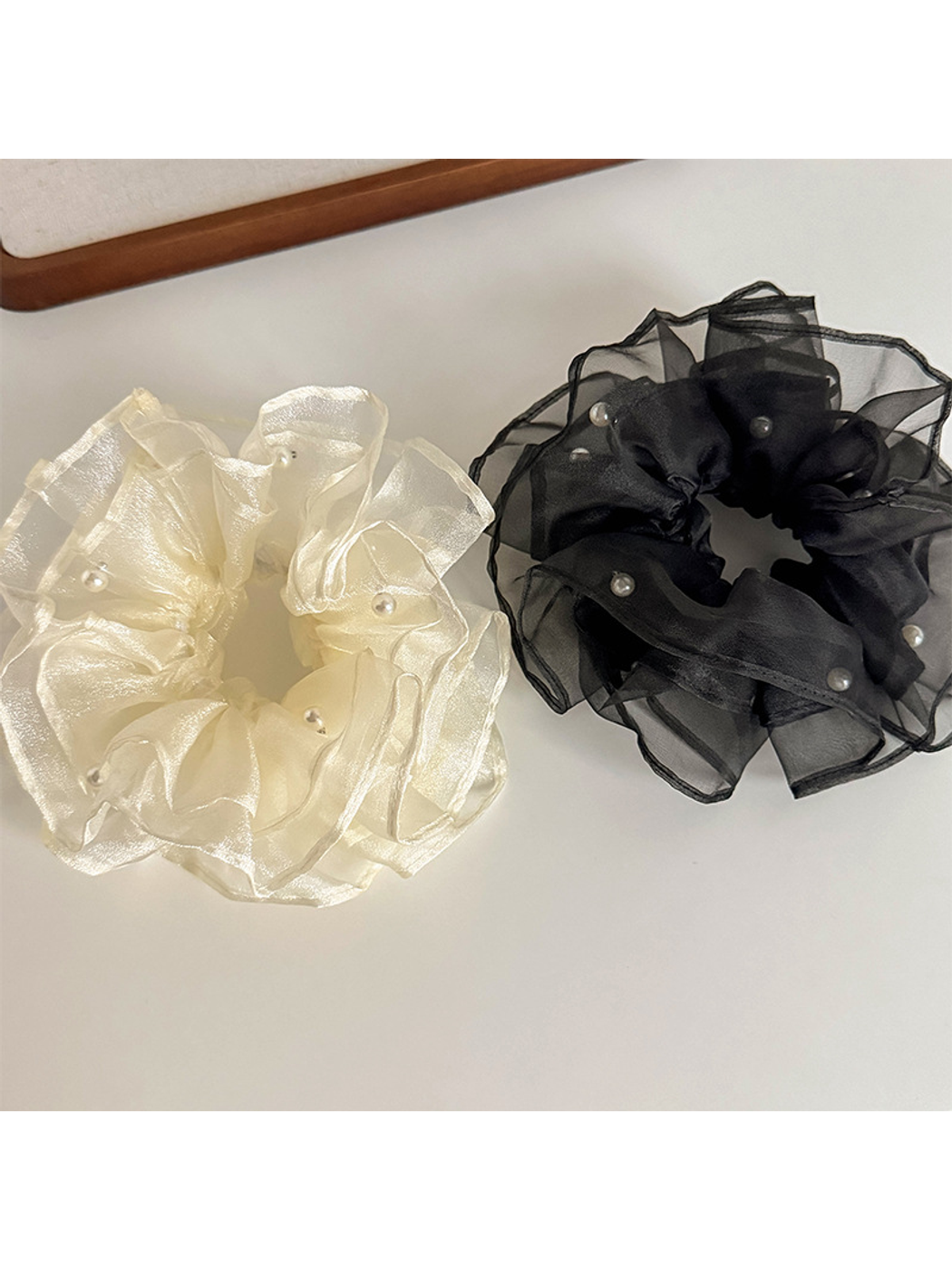 Gifty - Layered Organza Style Ponytail Scrunchie