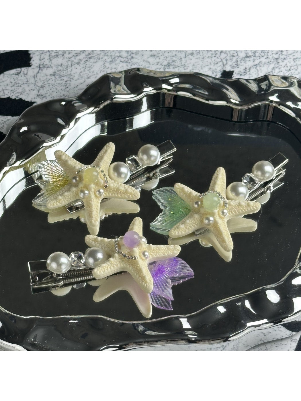 Beau - Ocean Style Starfish Duckbill Hair Clip