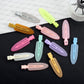Beau - Solid Color Jelly Color Creaseless Hair Clip