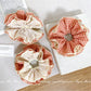 Gifty - Orange Plaid Hair Ties