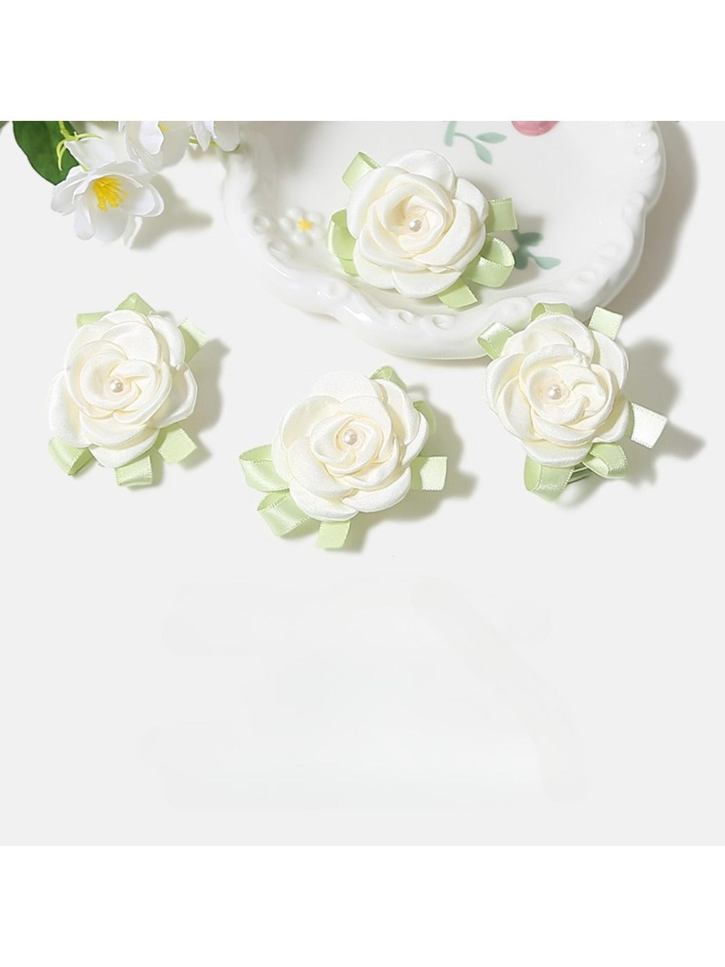 Beau - Elegant Camellia Shaped Hair Clips