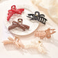 Beau - Curved Plastic Bow Hair Styling Claw Clip
