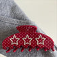Beau - Star Polka Dot Pattern Hair Clip