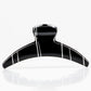 Beau - Minimalist Striped Crescent Hair Claw Clip