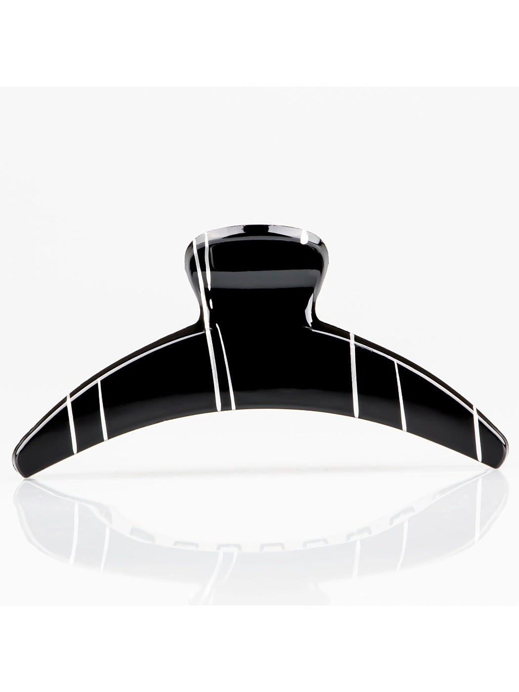 Beau - Minimalist Striped Crescent Hair Claw Clip