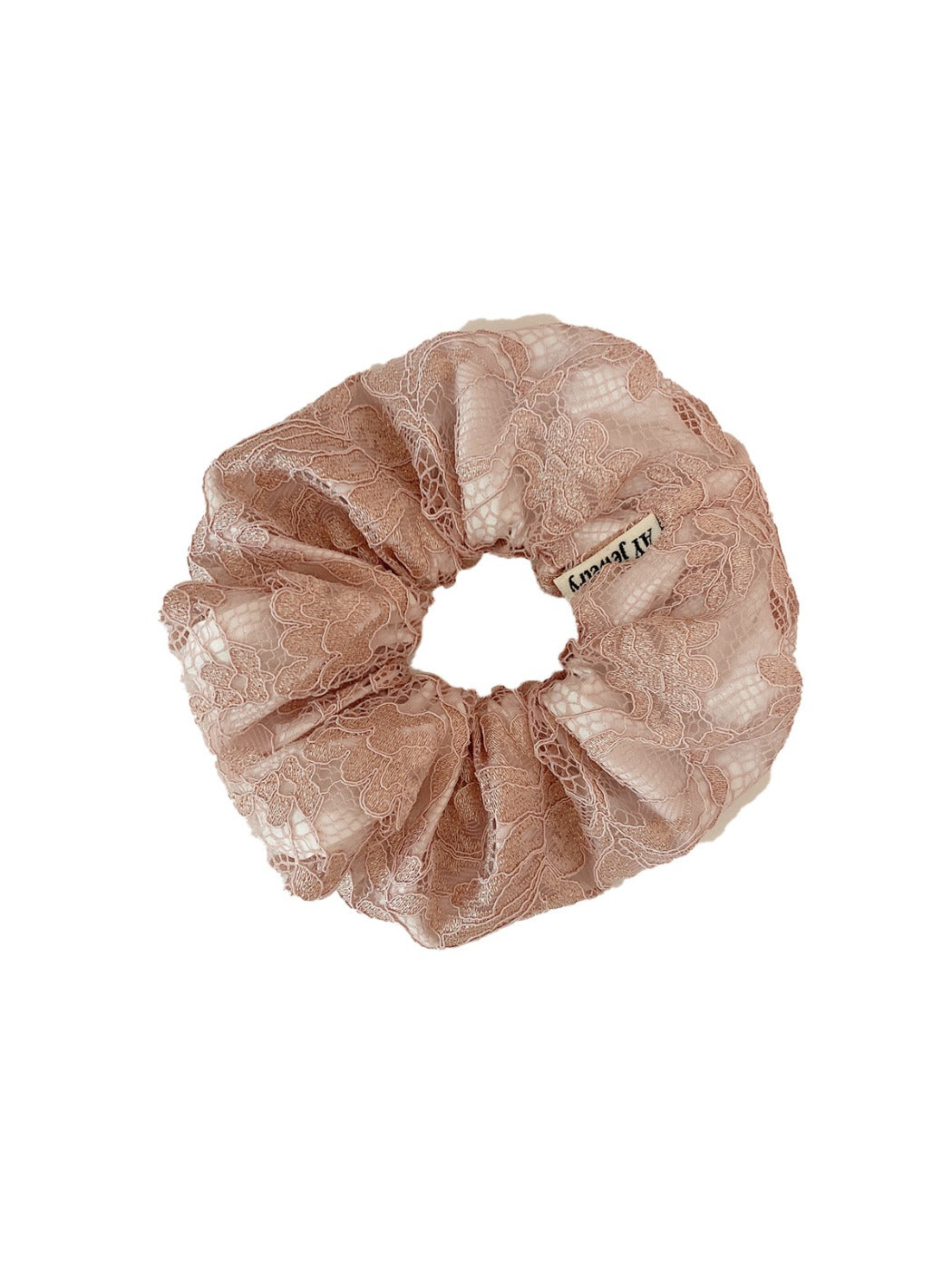 Gifty - Spring Hollow Embroidery Scrunchie Hair Tie