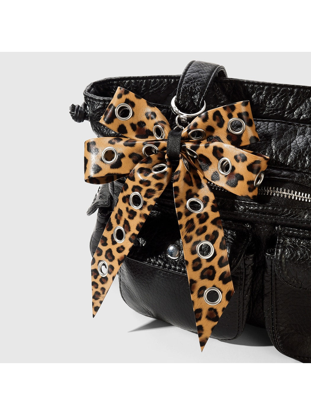 Keypus - Y2K Butterfly Bow PU Keychain Bag Charm