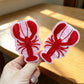 Beau - Glossy Acetate Lobster Shape Claw Clip