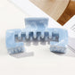 Beau - Geometric Marble Style PC Claw Hair Clip