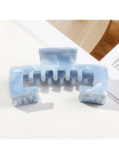 Beau - Geometric Marble Style PC Claw Hair Clip