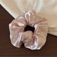 Gifty - Polka Dot Ruched Satin Finish Scrunchie