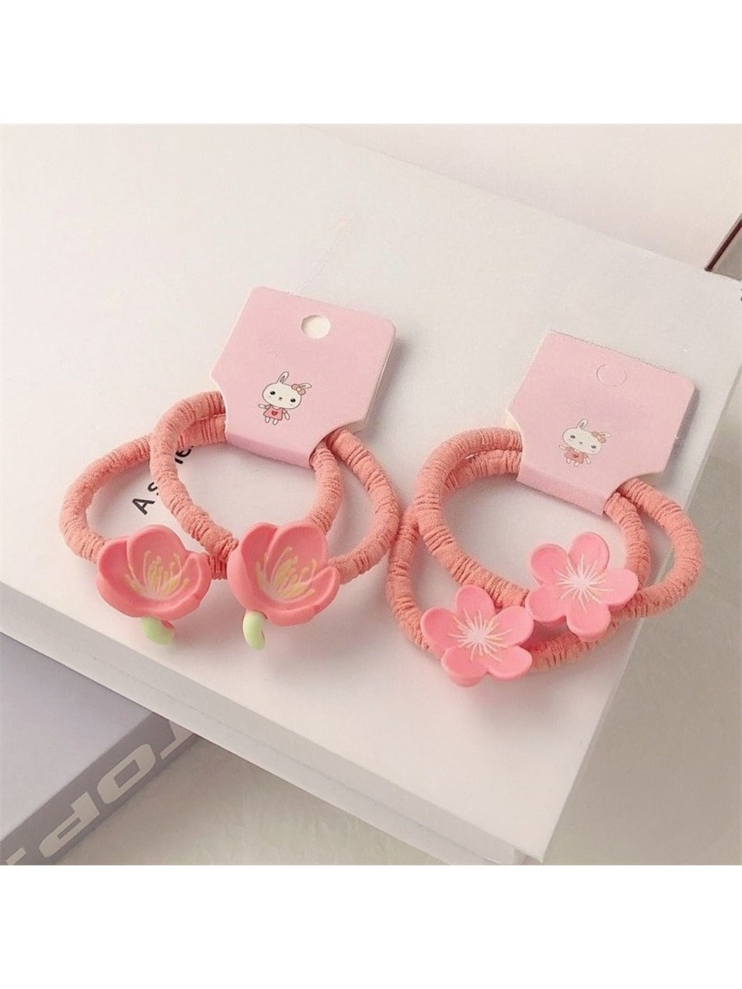 Gifty - Cute Flower Hair Tie (2 Pcs)