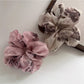 Gifty - Gentle Rose Print Tulle Scrunchie
