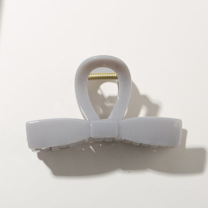 Beau - Minimal Bow Shape Women's Hair Claw Clip
