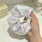 Gifty - Soft Floral Lace Look Polyester Scrunchie