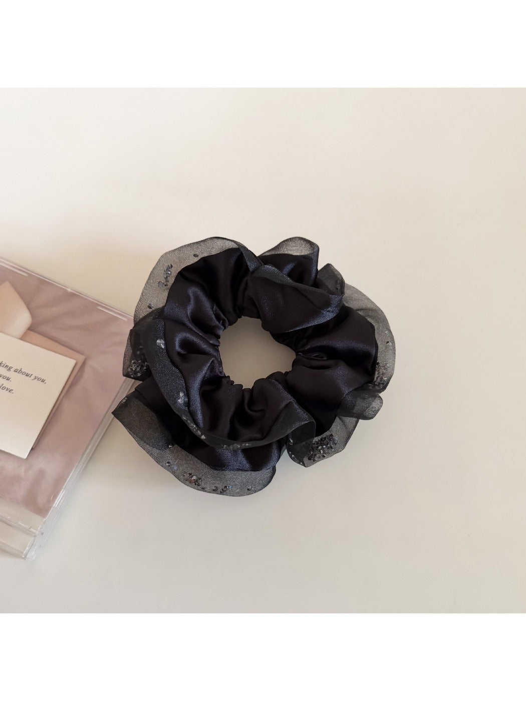 Gifty - Elegant Satin Mesh Scrunchie