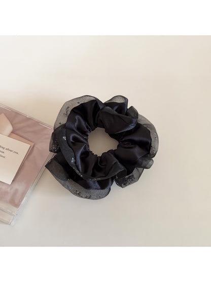 Gifty - Elegant Satin Mesh Scrunchie