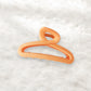 Beau - Matte Hollow Geometric Plastic Hair Claw Clip