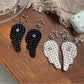 Keypus - Retro Angel Wing Fabric Charm Alloy Keychain