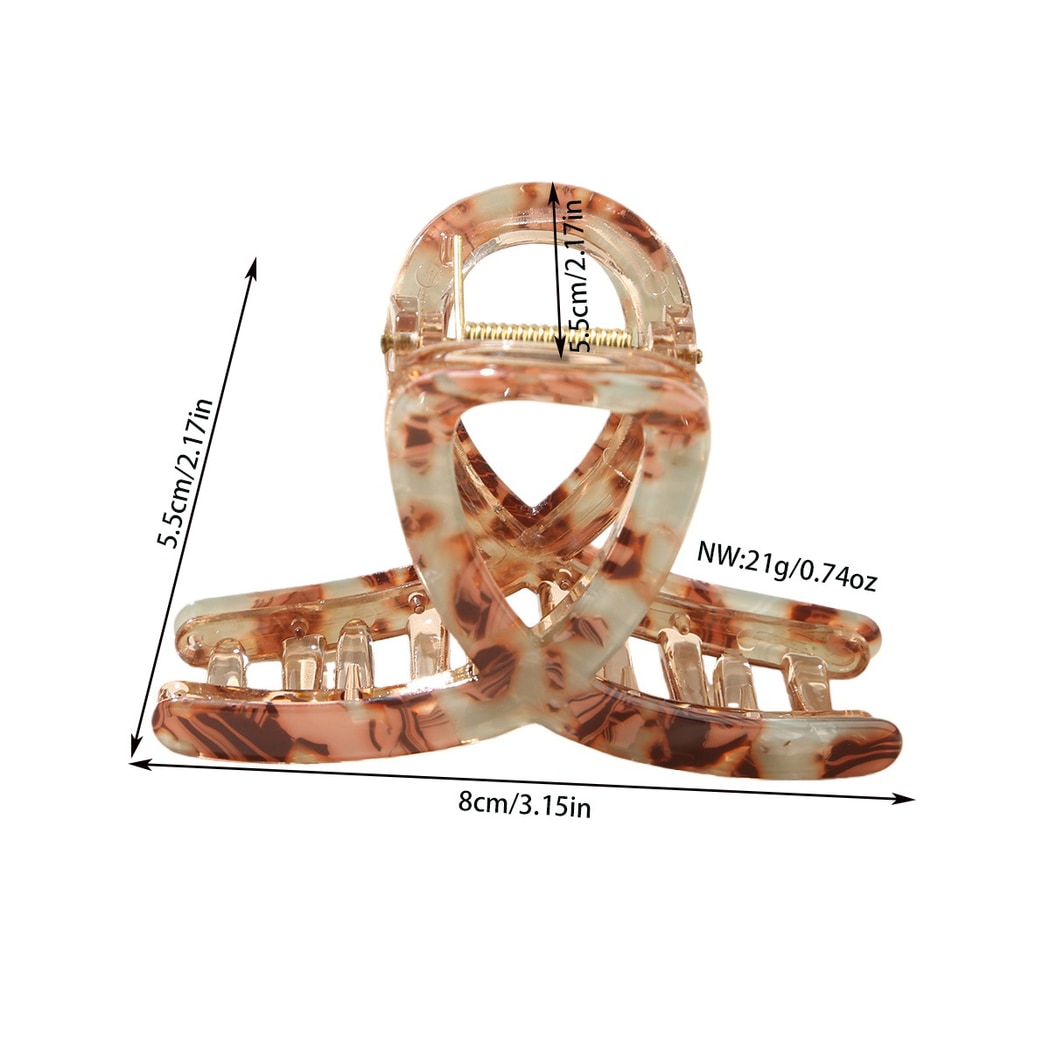 Beau - Vintage Style Acetate Fiber Hair Claw Clip