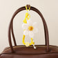Keypus - Cartoon Daisy Flower Hanging Bag Charm Keychain