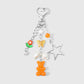 Keypus - Cute Cartoon Bow and Bear Keychain