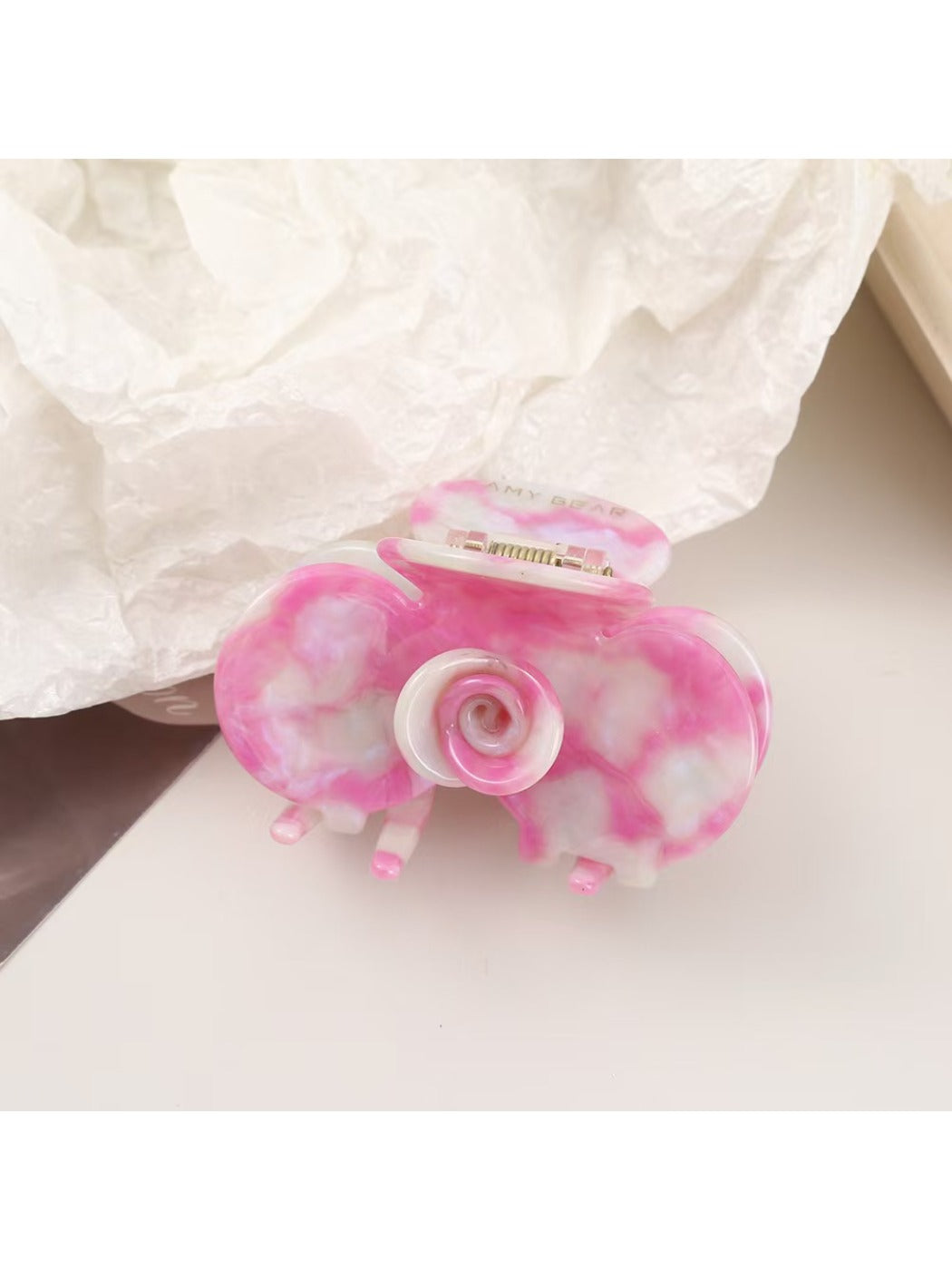 Beau - Elegant Acetate Flower Pattern Hair Clip