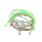 Lovra - Four Leaf Clover Small Bead Bracelet