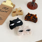 Beau - Slanted Eyes Cat Shape Hair Clip