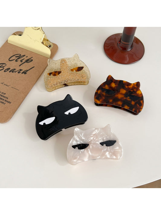 Beau - Slanted Eyes Cat Shape Hair Clip
