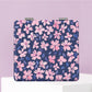 Mirroray - Floral Print PU Cover Folding Makeup Mirror