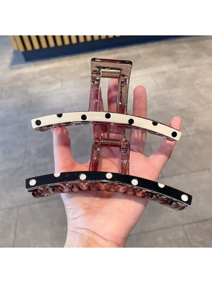 Beau - Polka Dot Hair Claw Clip