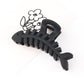 Beau - Animal Motif Plastic Fish Bone Claw Clip