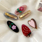 Beau - Sweet Flower Oval Hairpin