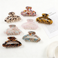 Beau - Color Spliced Openwork Hair Claw Clip