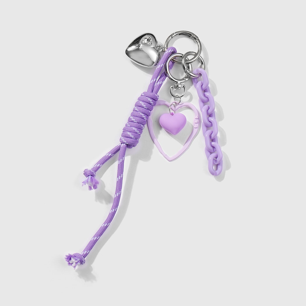 Keypus - Heart Chain Cord Decorative Keychain
