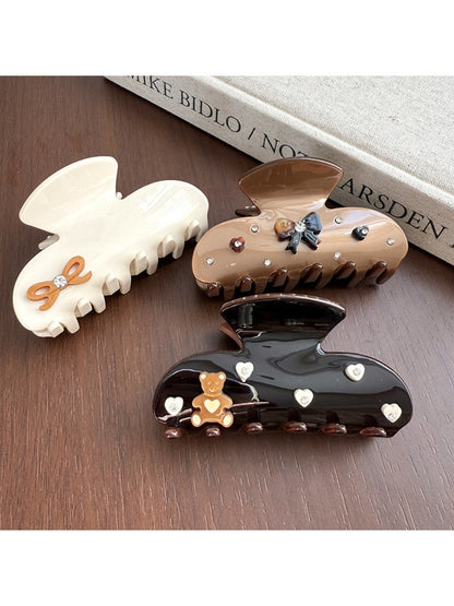 Beau - Adorable Half Round Hair Claw Clip