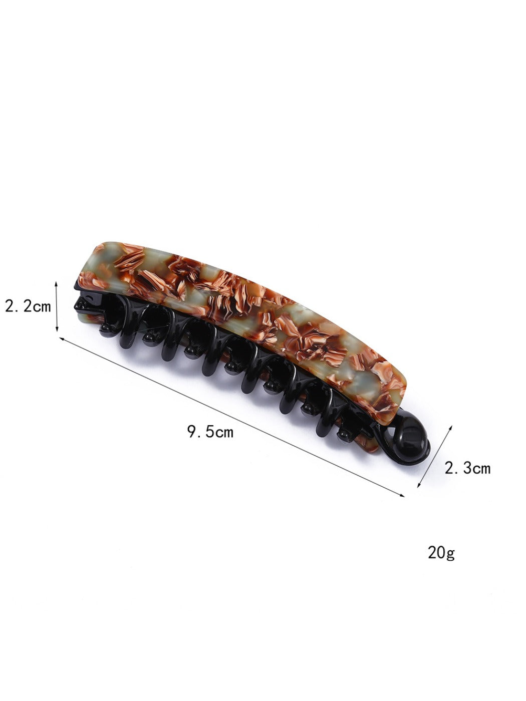 Beau - Elegant Curved Acetate Hair Clip