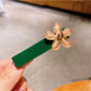 Beau - Single Color Flower Shaped Hair Clip