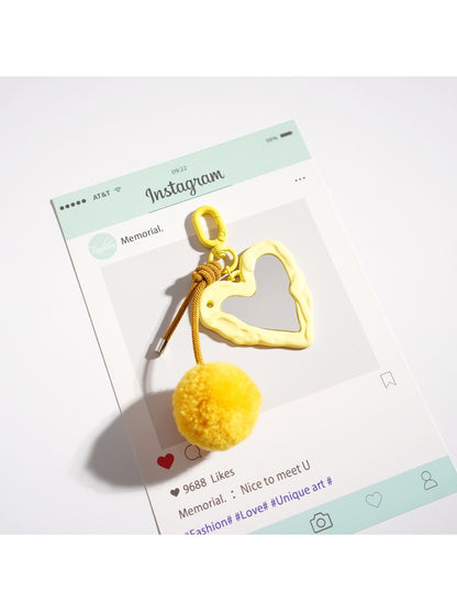 Keypus - Heart Shaped Macaron Keychain