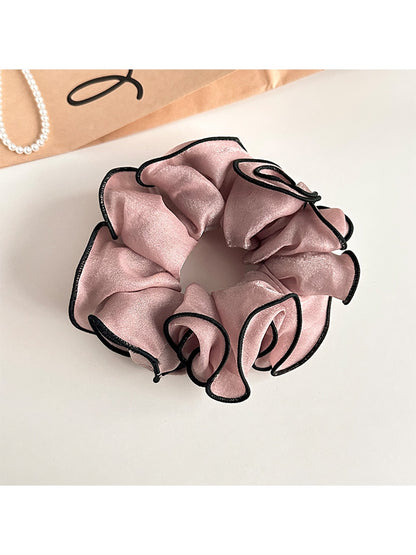 Gifty - Polyester Double Layer Luster Finish Scrunchie