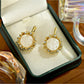 Earedge - Elegant Rose Shaped Earrings