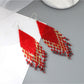 Earedge - Seed Bead Fringe Earrings